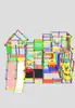 Dispositivo de Entrenamiento Sensorial Combinado Multifuncional para Niños, Escalera de Escalada para Interiores para Bebés e Infantes