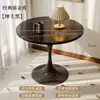Mesa Redonda Tulipán para Apartamentos Pequeños, Adecuada para Uso Doméstico en el Balcón, Mesa de Comedor Redonda, Mesa de Café, Mesa de Reuniones, Mesa de Recepción, Mesa Auxiliar