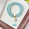 Nuevo Producto Directo de la Fábrica BodhiPulsera Bodhi Azul Lago con un Toque de Lujo, Temperamento Suave y Atractivo Artístico, Venta al por Mayor