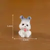 Paisaje en miniatura, figuras de animales de cachorros creativas y lindas, decoraciones de caja sorpresa, accesorios para escritorios de oficina, piezas decorativas pequeñas