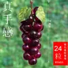 Decoração de Cachos de Uva Roxa e Verde Simulação Uvas Plásticas Falsas Folhas Verdes Videiras de Uva Videiras de Frutas Enfeites Plantas Teto