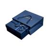 Caja de Regalo con Lazo Azul, Caja de Regalo Grande para Souvenir, Caja de Regalo de San Valentín de Alta Gama, Caja de Regalo Personalizada de Base y Tapa