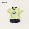 Modelo de Bienestar M Conjunto de Dos Piezas No Reutilizable para Niños Primavera y Verano para Niños Pequeños y Medianos, Traje de Pantalón para Niños, Traje de Falda para Niñas Liquidación