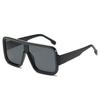 Nuevo Estilo Gafas de Sol Cuadradas Personalizadas de Una Pieza de Montura Grande Ins Moda Europea y Americana Sesión de Fotos Callejera al Aire Libre Gafas de Sol Resistentes a los Rayos UV
