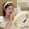 2025 Elegante e Estilosa Faixa de Cabelo Alta para Mulheres, Faixa Larga da Moda para Afinar o Rosto, Acessório de Cabelo Moderno que Reduz a Idade