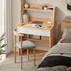 Mesa de computador de mesa pequeno quarto de estudante casa simples mesa moderna estante mesa integrada pequeno apartamento escrivaninha