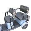 Adecuado para asiento de triciclo eléctrico Yadi C18, funda de asiento, protección solar, impermeable, cuero engrosado, funda de asiento universal para cuatro estaciones