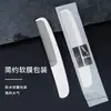 Cepillo de dientes y pasta de dientes desechables para hotel de estrellas, hechos de papel de piedra, para un toque de lujo en casas de huéspedes y hoteles; artículos de tocador desechables