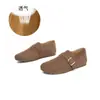 Sapatos Casuais Retro de Couro Genuíno de Uso Duplo 2026 Nova Coleção Primavera Sapatos Flat Slip-On para Mulheres Sapatos Flat Versáteis para Mulheres