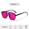 Óculos de Bloqueio de Luz Azul 99% para Novidades Transfronteiriças Estilo Piloto Retro Ponte Dupla Casual Vermelho Lentes de PC para Jogos Masculinos