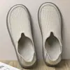 Mocassins Casuais de Couro Vazados Respiráveis de Verão Novos para Homens, Sapatos Slip-On com Solado Macio, Mocassins Tamanho Grande 46