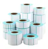 Papel Térmico para Etiquetas a Prueba de Tres Elementos, Impermeable, Resistente al Aceite, Resistente a los Arañazos, Resistente al Desgaste, Papel para Impresión de Códigos de Barras de Mensajería No Adhesivo
