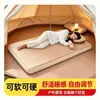 Colchón inflable personalizado para acampar al aire libre, colchoneta para dormir, cama con cojín de aire cepillado, alfombrilla de suelo, colchón de aire portátil para tienda de campaña doméstica