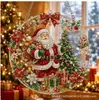 Adorno Brillante para Ventana DIY Atrapasoles Navideño Set de Decoración Colgante Diamond Art