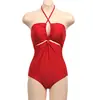 Nuevo Traje de Baño de una Pieza Triángulo para Mujer 2025 Cubre Vientre, Adelgazante y Sexy Traje de Baño para Resort de Playa y Aguas Termales Dropshipping