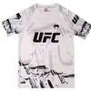Ufc Lucha Boxeo Conjunto de Dos Piezas para Hombre Deportivo Shorts de Lucha Mma Ropa de Entrenamiento Secado Rápido Ropa de Manga Corta Venta al Por Mayor