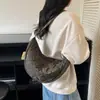 Bolsa Transversal Casual de Moda Bolsa Acolchoada Estilo Coreano Tendência Bolsa de Ombro Sob o Braço Grande Capacidade Bolsa para o Dia a Dia