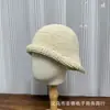 Chapéu de Pescador de Malha com Borda Enrolada Exportado da Coreia para Mulheres, Primavera/Verão 2026, Simples, Respirável, Versátil, Afina o Rosto, Dobrável