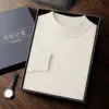Suéter de cachemira para hombre de cuello alto medio, color liso, jersey de manga larga, nuevo punto casual holgado de otoño e invierno