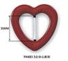 Muchos años de fuerza fabricantes suministro directo hebilla en forma de corazón hebilla de tela para bolsa hebilla de cinturón de mujer hebilla de cabeza hebilla de tela para bolsa de punto de stock