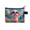 2024 Nova Carteira Fofa de Animais para Moedas Bolsa Infantil Estampada para Moedas Bolsa Moderna para Chaves Bolsa para Guardar Documentos Zíper