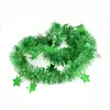 Navidad Año Nuevo Decorativos Regalos Estrella de Cinco Puntas Barras de Lana Boda Flor Decorativa/Barras de Color 2m de Largo