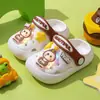 Nuevas pantuflas cerradas luminosas Coolomi para niñas, zuecos de verano para niños, sandalias suaves antideslizantes para bebés que se iluminan
