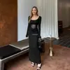 Vestido de Malha Patchwork com Decote U para Primavera e Verão Feminino da Amazon, Vestido Sexy Justo que Marca a Cintura