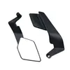 Veículo elétrico de motocicleta modificado novo grande campo de visão fixo asa de vento espelho retrovisor liga de alumínio universal lâmina refletora
