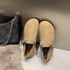 Zapatos Casuales Antideslizantes de Suela Suave de Maternidad de Moda Versátiles Mocasines Cómodos Zapatos de Mujer Versátiles Estilo Birkenstock Nuevos Otoño e Invierno 2025