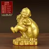 Estatueta de Latão do Rei Macaco Sun Wukong Decoração de Macaco para Casa Hall de Entrada Decoração de Sala de Estar Artesanato Presente para Negócios