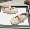 Zapatos de Princesa de Moda para Niñas Zapatos para Niños Otoño 2025 Nuevos Zapatos Pequeños de Cuero Zapatos Individuales Mary Jane Plateados para Bebé Niña