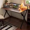 Mesa dobrável, sem necessidade de montagem, mesa de computador, mesa de estudante, mesa de cabeceira para uso no quarto, mesa de escrita simples, mesa de escritório