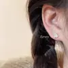 Pendientes de Aro de Moda Pendientes Elegantes Versátiles Lujo Ligero Sensación de Alta Gama Clips para Orejas Imitación de Circonita Cúbica para Mujer Accesorios de Pendientes de Perla Cuidado de los Agujeros de las Orejas Pendientes de Tuerca