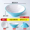 Tigela de Macarrão Melamina A5 Nordic Two-Tone Louça para Restaurantes, Macarrão Caracol Hot Pot Picante Loja de Macarrão Comercial Tigela de Plástico para Ramen de Carne
