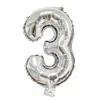 Globos Digitales de 32 pulgadas Empacados Individualmente, Decoraciones de Cumpleaños Versión Americana, Globos Decorativos Flotantes de Papel de Aluminio con Helio