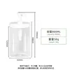Botella dispensadora de presión de gran capacidad de 200-1000 ml Botella transparente para loción Botella para gel de ducha Gel de manos Botella para champú