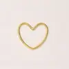 Hebillas en Forma de Corazón de Metal en Stock, Tamaño Grande, Hebilla Ajustable en Forma de Corazón para Tirantes de Sujetador Dorada y Plateada Fabricante de Aleación de Zinc