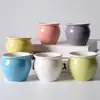 Atacado do Fabricante Vasos de Flores Suculentas de Cerâmica Criativos Macaron Combinação para Casa Design de Vaso de Cerâmica Transfronteiriço Presente Plantas Verdes