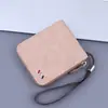 Billetera con Cremallera para Hombre Corta Esmerilada Nueva Ranura para Múltiples Tarjetas Billetera para Hombre Gran Capacidad Retro Billetera para Hombre Tarjetero