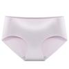 Roupa interior feminina cintura algodão sem costura virilha algodão fino confortável respirável uma peça invisível mulheres cuecas