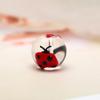 Han Yuyuan Color Lindo Gota de Aceite Vidrio Cuenta Redonda Agujero Recto Hecho a Mano DIY Aretes Pulsera Colgante Material de Decoración Accesorios