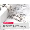 Cadena de aluminio para bolsos de mujer, accesorios de cadena, cadena de metal de repuesto, cadena de bolso pulida de cuatro lados, accesorios para correa de hombro de bolso cruzado