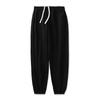 Pantalones deportivos holgados de otoño de 340 g para hombres y mujeres, estilo japonés, con cuello redondo, manga larga, color liso