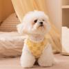 Ropa para Mascotas Transfronteriza para Otoño e Invierno, Forro Polar, Compatible con Correa, Patrón a Cuadros, Perros Pequeños, Bichón Frisé, Ropa para Perros Teddy