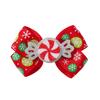 Novo grampo de cabelo de alce de Natal com estampa de glitter para crianças, clipe lateral, acessórios fofos para cabelo infantil 3817