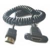 Cabo HDMI Macho para Fêmea Cabo de Extensão HDMI Espiral Od4.5