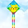 Cola de 3 metros de largo cometa de diamante para niños bebé juguetes cuadrados para volar al aire libre al por mayor caña de pescar caña de pescar