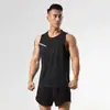 2026 Nuevo Chaleco Deportivo para Hombre, Camiseta sin Mangas de Seda de Hielo de Secado Rápido para Verano, Camiseta sin Mangas para Hombre para Fitness y Running