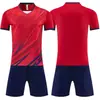 Club Mayorista Transfronterizo Conjunto de Uniforme de Fútbol de Manga Corta para Adultos y Niños, Uniforme de Entrenamiento de Competición, Jersey de Secado Rápido, Uniforme de Clase para Hombres